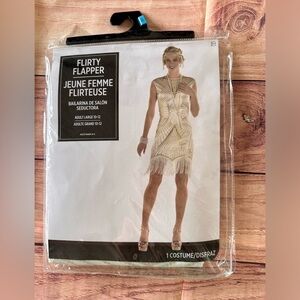 Halloween costume Flapper 20’s dress women size L 10-12
